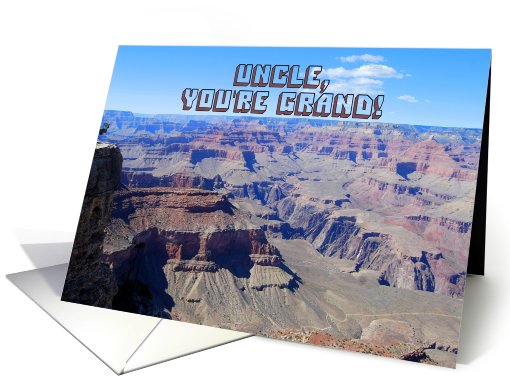 Happy Birthday Son Grand Canyon card (634894)