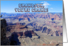 Happy Birthday Grandson Grand Canyon card