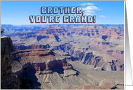 Happy Birthday Brother Grand Canyon card