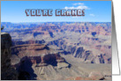 Happy Birthday Grand Canyon card