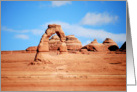 Delicate Arch, Arches National Park, Utah card
