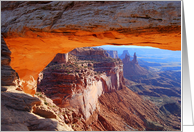 Mesa Arch at Sunrise, Canyonlands National Park, Utah card