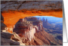 Mesa Arch at Sunrise, Canyonlands National Park, Utah card