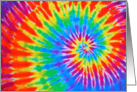 Tie-Dye Groovy Happy Birthday card