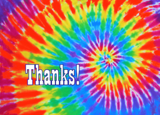 Tie-Dye Thanks For...