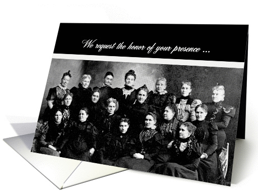 Bachelorette Party Invitation Vintage Ladies' Group card (847148)
