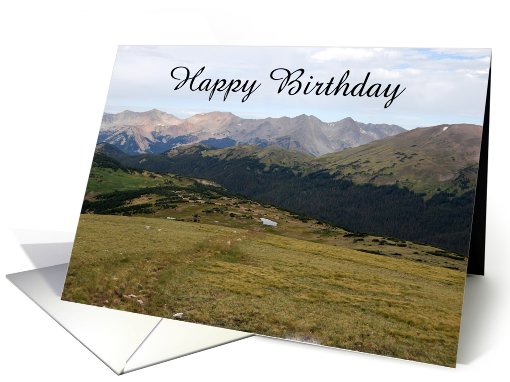 Happy Birthday, Gore Range, Rocky Mountains, Colorado,... (948239)