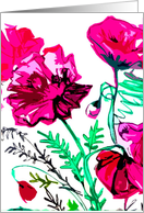 Spring Flowers card