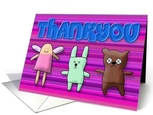 Thankyou- cute card (402565)