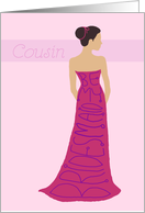 Cousin - be my bridesmaid card