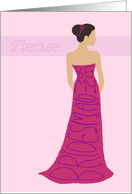 General- please be my bridesmaid card