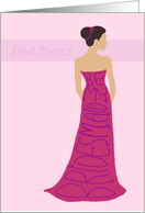Best friend - be my bridesmaid card