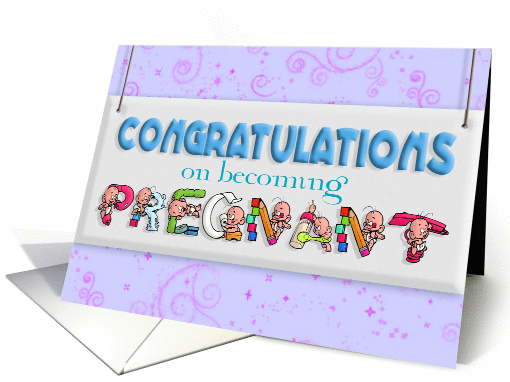 Pregnancy Congratulations card (754224)
