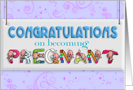 Pregnancy Congratulations card