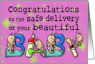 Congratulations birth, delivery, baby card