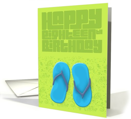male birthday, 18, eighteen card (756523)