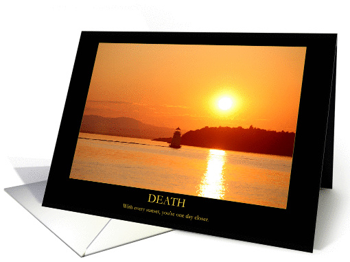 Death Humor for the Pessimist card (882029)