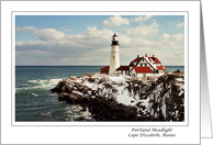 Portland Headlight - Cape Elizabeth, Maine card
