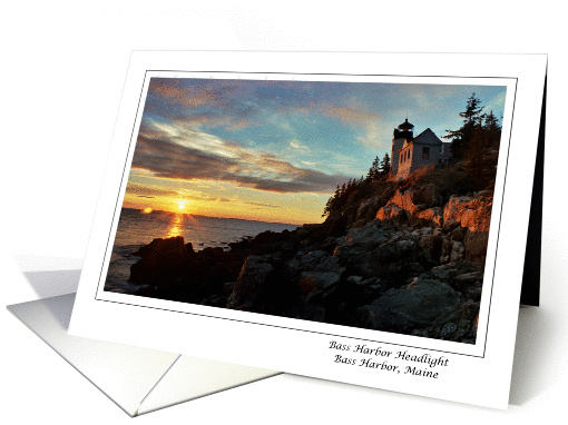 Bass Harbor Headlight card (883262)