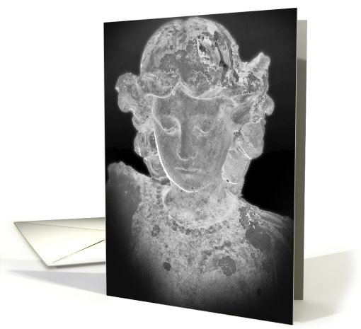 Female statue card (408123)