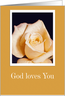 God Loves You card