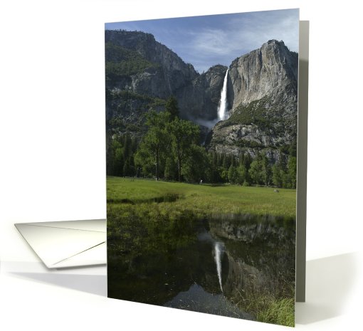 Yosemite Falls and Valley card (431911)
