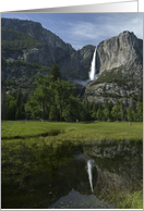 Yosemite Falls and Valley card