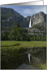 Yosemite Falls and Valley card