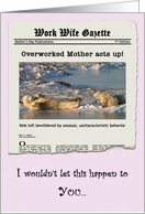 Mother’s Day News for Work Wife card