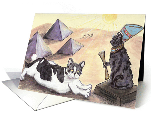 Gatos Gone Giza card (411039)