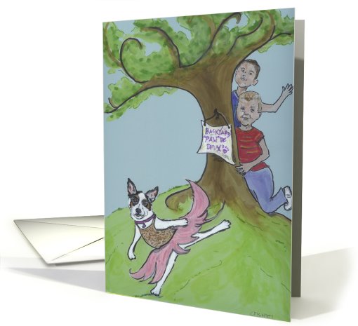 Back Yard PAw De Deux card (412429)