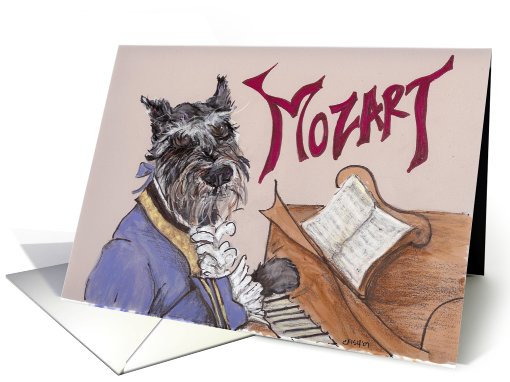 Woofgang Amadeus Mozart card (416086)