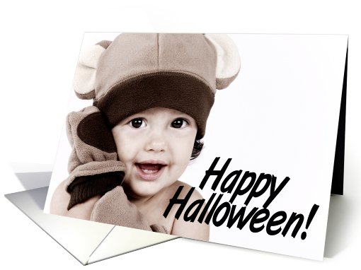 Happy Halloween (monkey) card (411011)