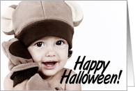 Happy Halloween (monkey) card