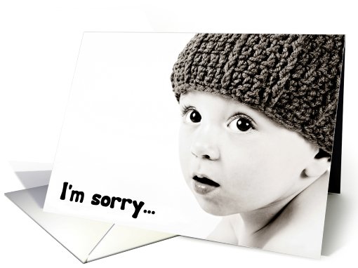 I'm sorry...(Thayer card) card (411034)