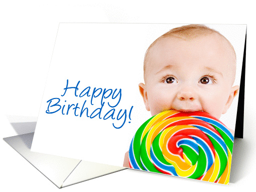 Happy Birthday! (Sucker) card (411117)