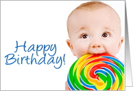 Happy Birthday! (Sucker) card