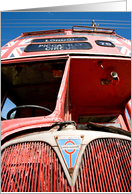 Picaddilly Circus Bus Closeup card