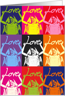 We’ve eloped! Colorful Love Pop Art card