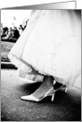 Will you be my maid of honor? (Infrared dress & shoes) card