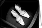 Will you perform my wedding? (B&W shoes) card