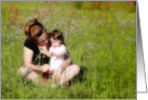 Happy Mother’s Day (mother & child in field) card