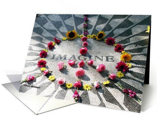 Imagine, John Lennon Memorial card (414661)