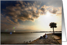 Sympathy Card (couple overlooking water) card