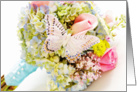 Thank you for attending our wedding (Bouquet with butterfly) card