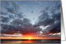Inspirational (Horizontal sunset over Tampa Bay) card