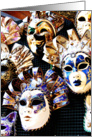 Masks of Venice card