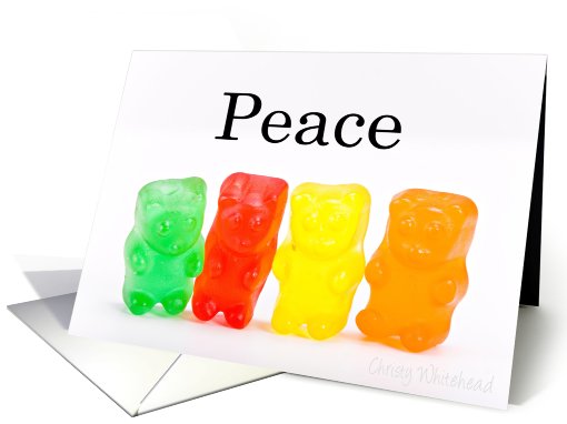 Peace-Rainbow of gummies card (416676)