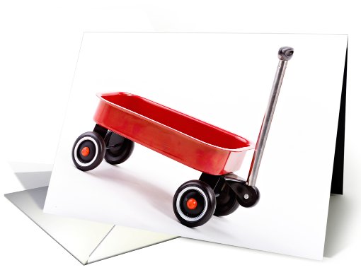 Congrats for staying on the wagon-red wagon card (416733)