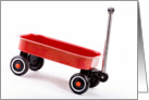 Congrats for staying on the wagon-red wagon card